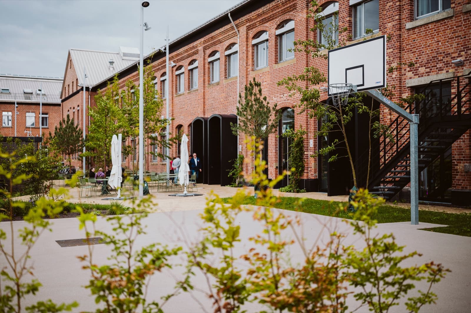 The outdoor area